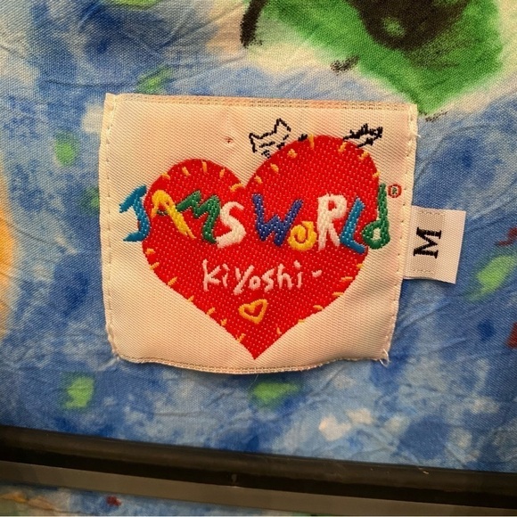 Vintage JAMS WORLD Women Floral Sunflower Button Short Sleeve Top Size Medium - Picture 6 of 9